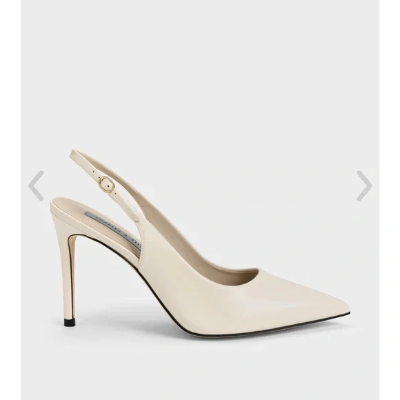 Charles & keith slingback heel (never used) - Picture 2 of 3